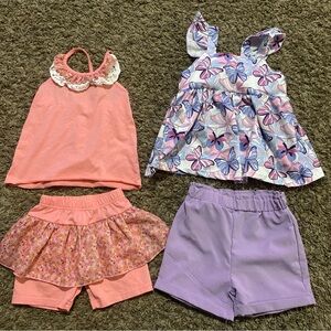 Amazon Kids Butterfly and Floral Outfit Set